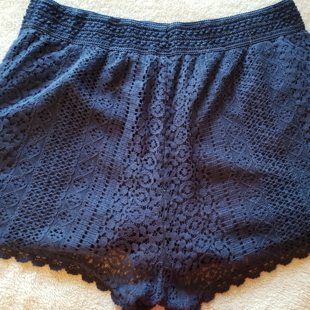 Lined Lace Shorts